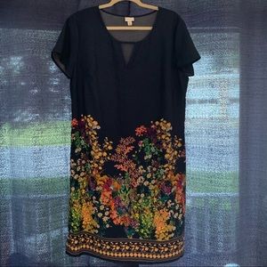 Floral Shift Dress